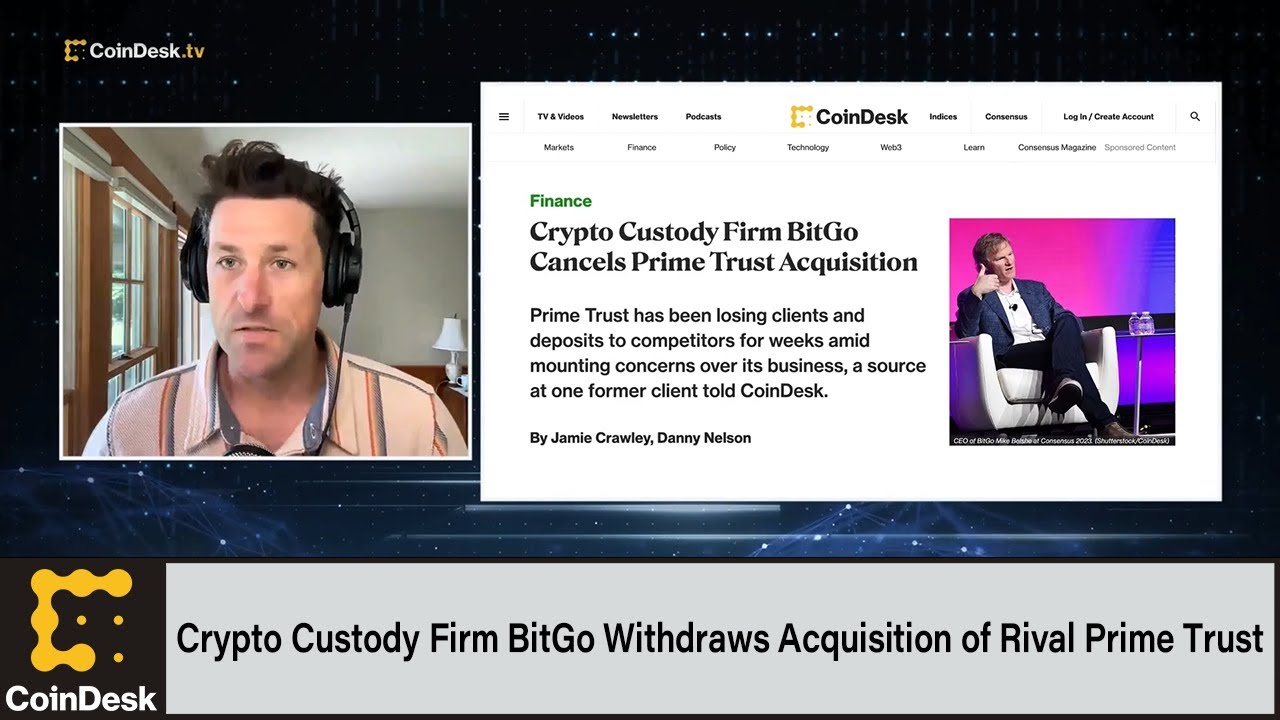 Crypto Custody Firm BitGo Withdraws Acquisition of Rival Prime Trust