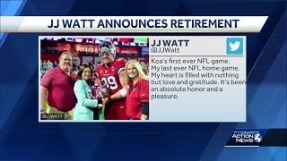 JJ Watt announces retirement