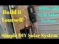 Simple DIY 800 Watt Off Grid Solar Powered Cabin Home Rv