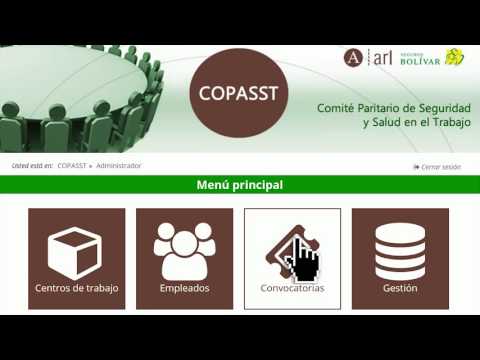 Demo Software COPASST - ARL Seguros Bolivar