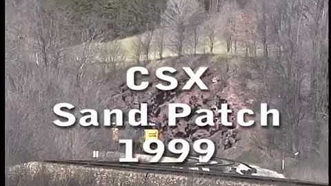 CSX on Sand Patch 1999