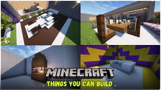 Things you can build in Minecraft