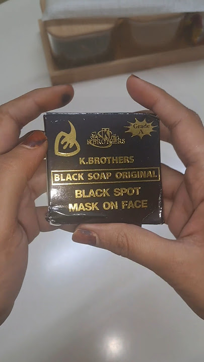 K brothers Black Soap Original For Black Spot | #shorts #shortsfeed #blackspot #soap #beauty