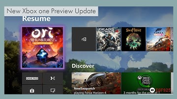 New Xbox one preview update