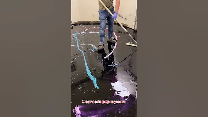 Install Epoxy Flooring - Galaxy Floor #countertopepoxy