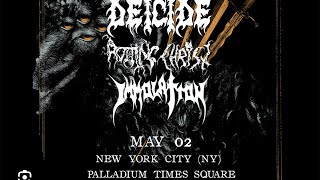 The godless IV 2026 tour: Immolation, Rotting Christ,Decide and Behemoth live at the palladium NY 🤘🐐