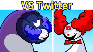 Friday Night Funkin': VS Twitter FULL WEEK (ft. Reddit, Discord, Youtube) [FNF Mod/HARD] FNF Clowin'