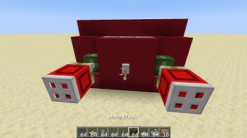 Minecraft Redstone - Compact Annoying Noise Machine