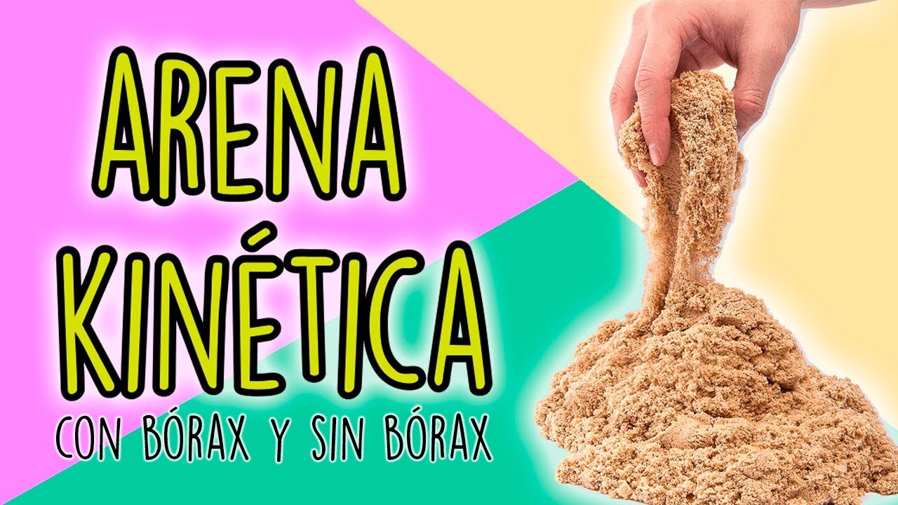 DIY Cómo hacer Arena Kinética / Arena Mágica / Probando recetas con Bórax y sin Bórax YouTube DIY Cómo hacer Arena Kinética / Arena Mágica / Probando recetas con Bórax y sin Bórax YouTube