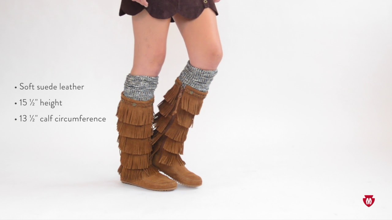 5-Layer Fringe Boot | Minnetonka
