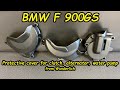 Bmw f 900gs protective cover set for clutch alternator and water pump