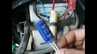 Bike weak Battery problem solve by using A Capacitor Easy At Home. YT- 64