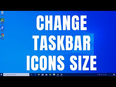 How to Resize The Taskbar Icons in Windows 10 | How to Change Taskbar Icons Size in Windows 10