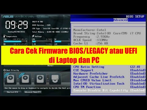 CARA CEK FIRMAWARE BIOS ATAU UEFI DI LAPTOP DAN PC