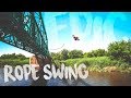 Montamos un ROPE SWING desde un PUENTE al AGUA 😱 - Guille WHAT vlogs