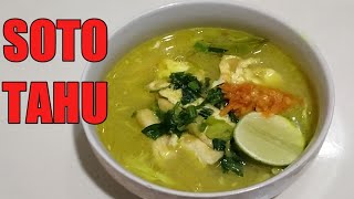 Tofu Soup tastes as good as chicken soto