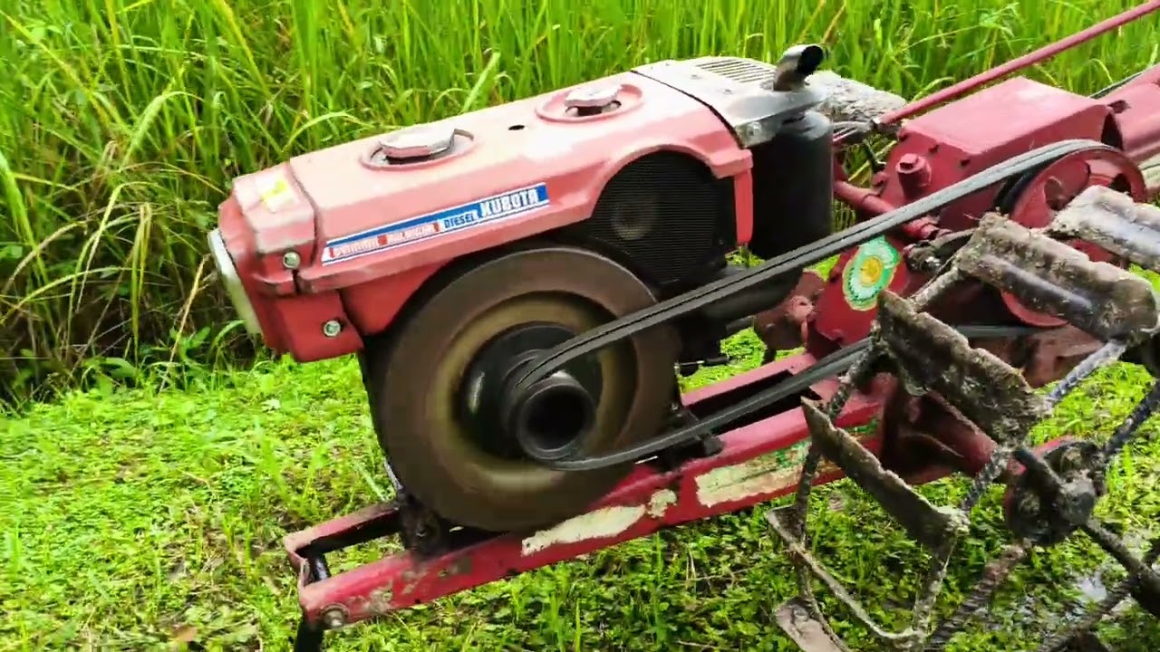 Kubota ET110 + โครงทะเลทอง 0101 มี 1 เกียร์เดินหน้า รถไถนา อายุ 30 กว่าปี ที่หาดูยากแล้วในปัจจุบัน