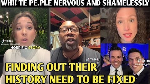 WH!! TE PE.PLE NERVOUS AND SHAMELESSLY FINDING OUT THEIR HISTORY NEED TO BE FIXED 