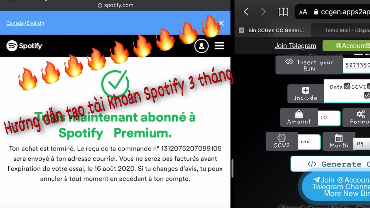 🔥Hướng dẫn đăng kí tài khoản Spotify Premium 3 tháng miễn phí🔥- How to create Spotify Premium free