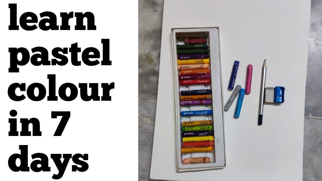 Learn pastel colour in 7 days part 1In Hindi Tutorial