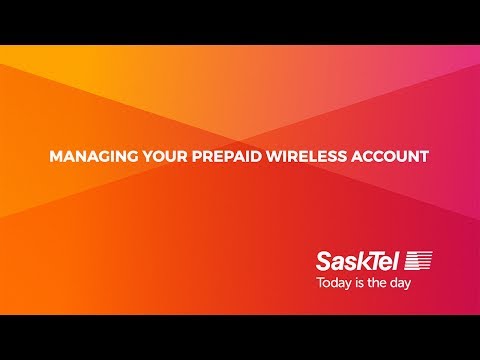 SaskTel Support - Managing your Prepaid wireless account