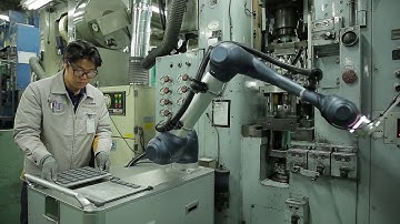 Doosan Cobot - Powder Press Machine Tending