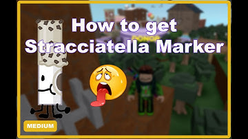 How to find Stracciatella Marker