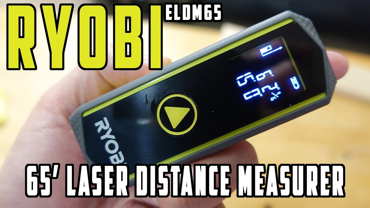 RYOBI ELDM65 65 Ft. Laser Distance Measurer - YouTube