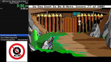 Quest for Glory 1: So You Want To Be A Hero (EGA version), Thief Any% in 4:40 by davidtki