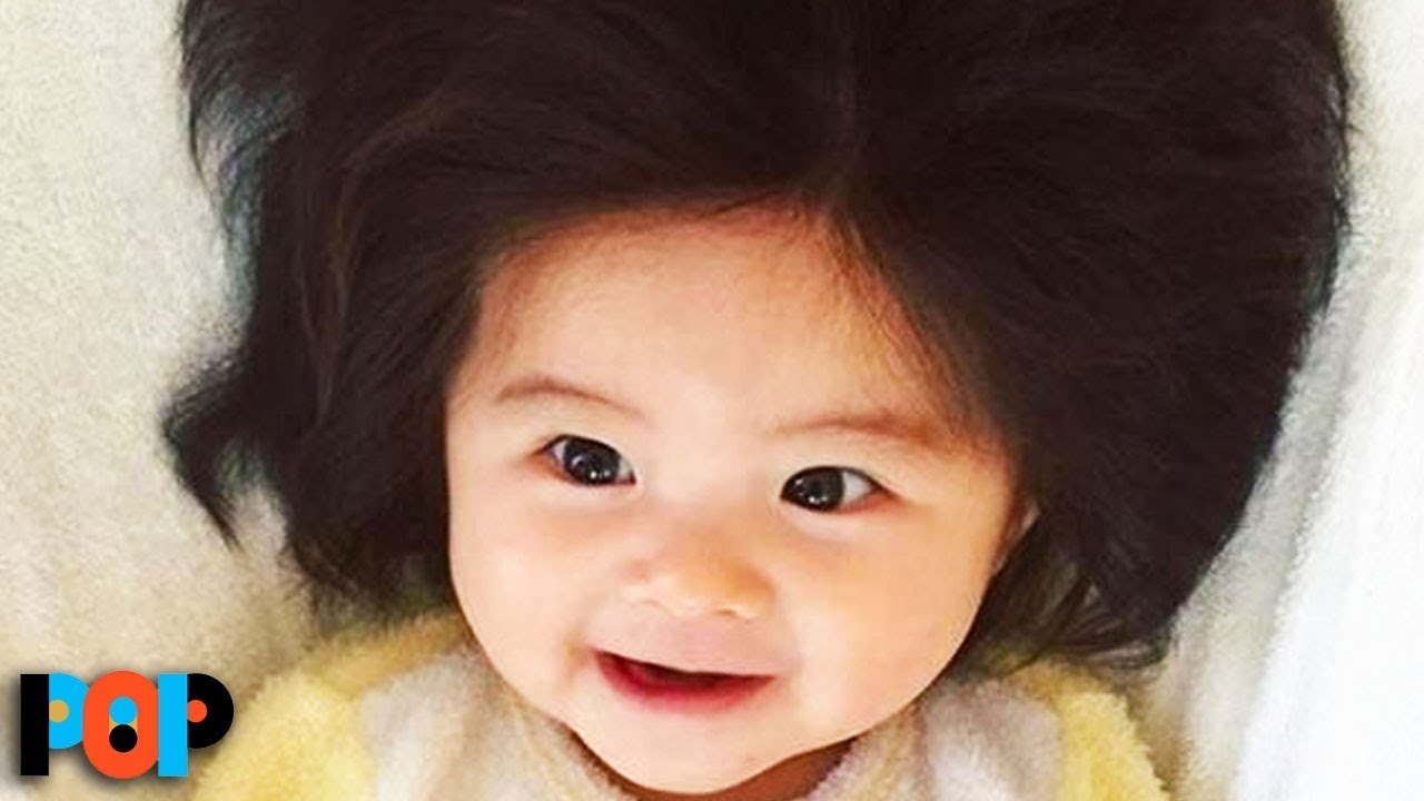 Baby Born With Full Head Of Hair Goes Viral Youtube