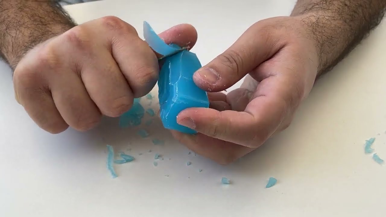 Molar dişin sabundan oyulması, Моделирование зубов из мыло, Carving of Maxillary First Molar part 1