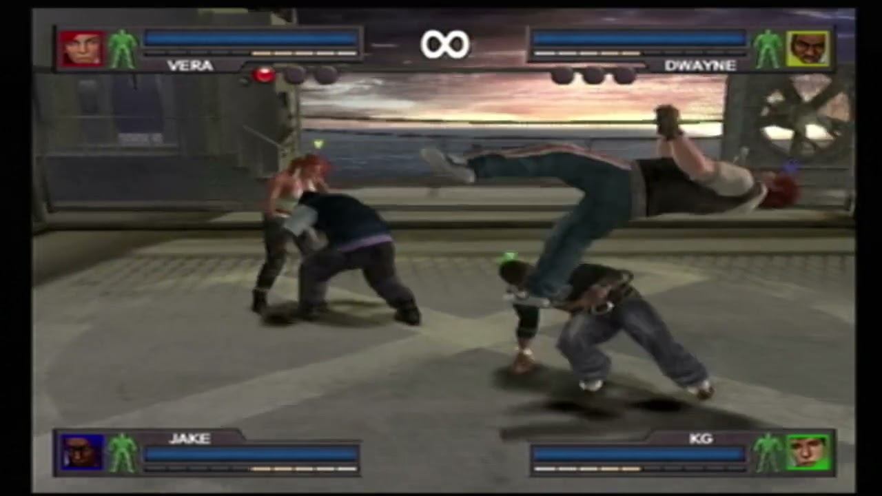 Vera Ross & Jake Hudson vs Dwayne davis & KG - Urban reign gameplay 