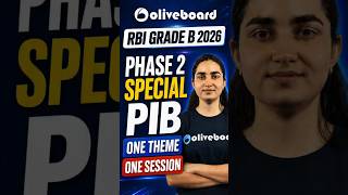 RBI Grade B 2026: Phase 2 Special #shorts #shortvideo #shortsfeed