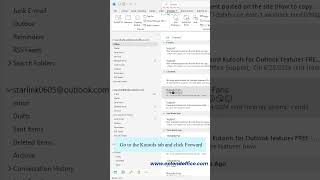 Auto Forward Emails by the Subject in Outlook