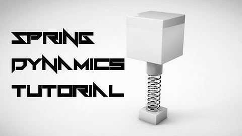 Cinema 4D Spring And Wheel Suspension Dynamics Tutorial