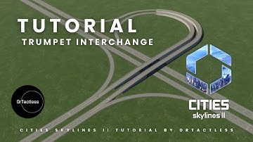 Cities: Skylines 2 | Trumpet Interchange Tutorial |
