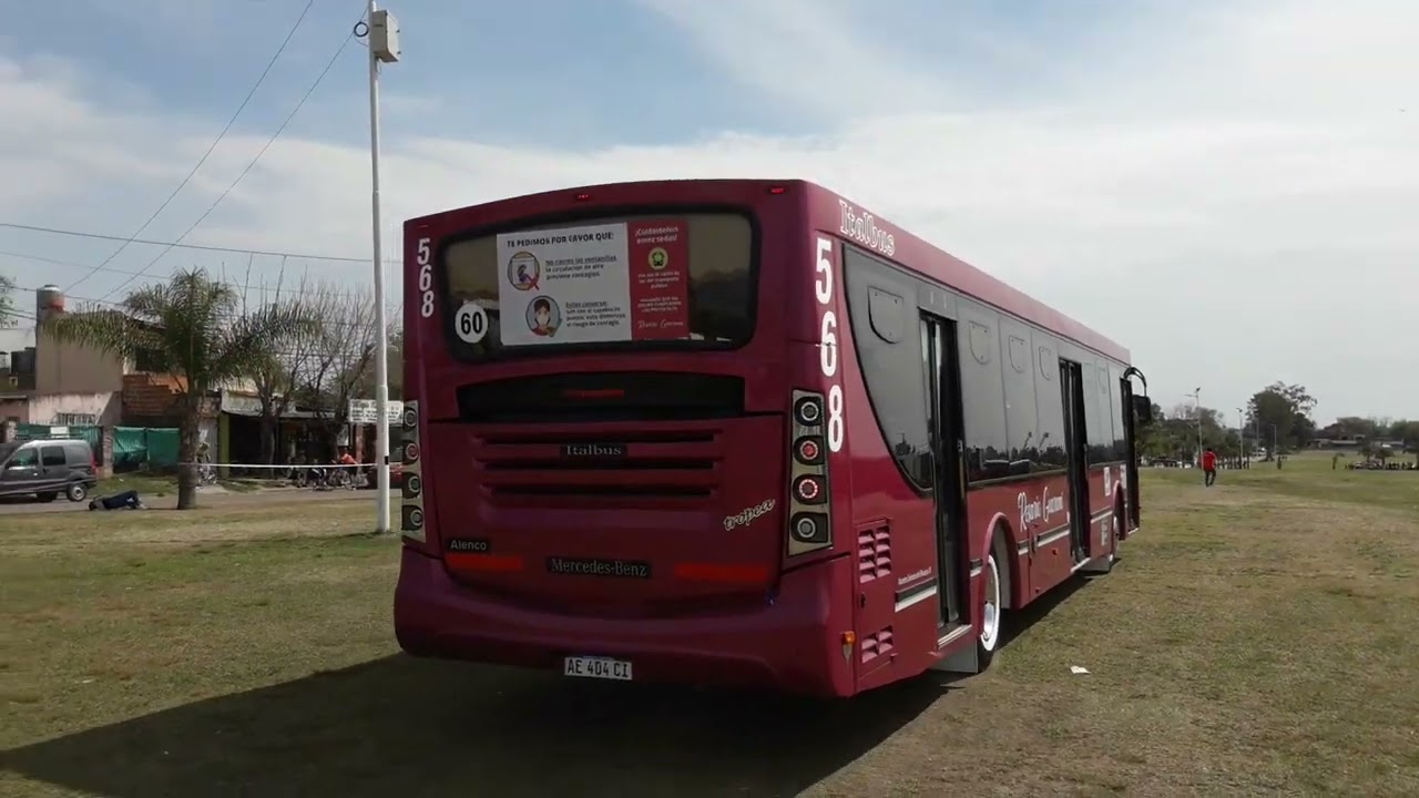 El Ingreso del 568 de la Línea 145 a la Expo - YouTube