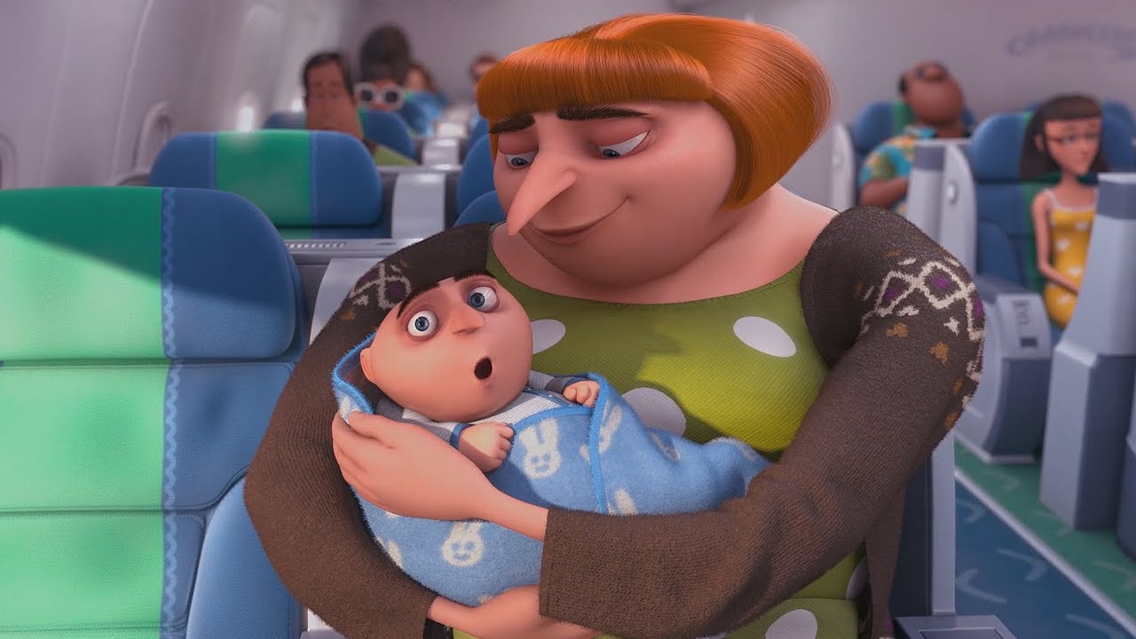 Despicable Me 2 Lucy On The Plane I Choose Gru Youtube