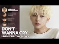 SEVENTEEN - Don't Wanna Cry (Line Distribution + Lyrics Color Coded) PATREON REQUESTED