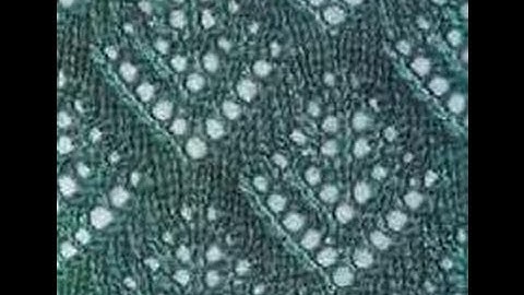 Ажурные РОМБЫ Спицами - 2019 / Openwork Rombach Spokes / Perforierte Rombach Spokes