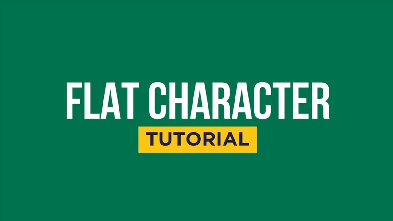 Flat Character Design Tutorial In Adobe Illustrator - YouTube