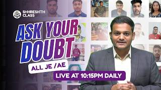 AE/JE: Your Questions Answered  with Strategy LIVE! #rrbje #sscje screenshot 4