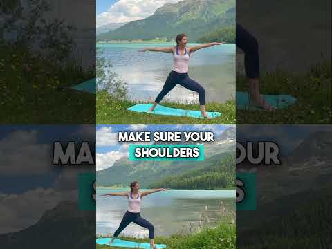 How do you build more strength in warrior 2 pose?