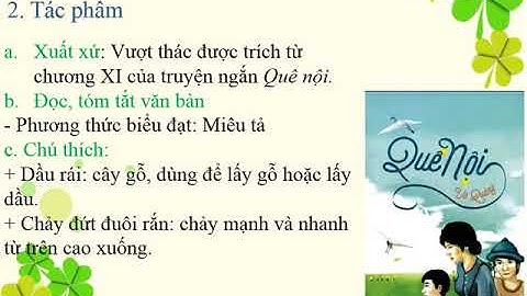 Tiết 85: Văn bản Vượt thác, Ngữ văn 6