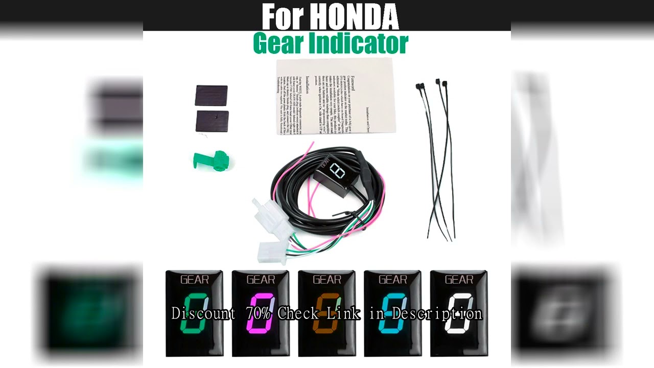 Motorcycle Gear Indicator Gear Display Meter For HONDA CBR 600 CBR600 F3 F4 F4i FS CBR900RR CBR 900