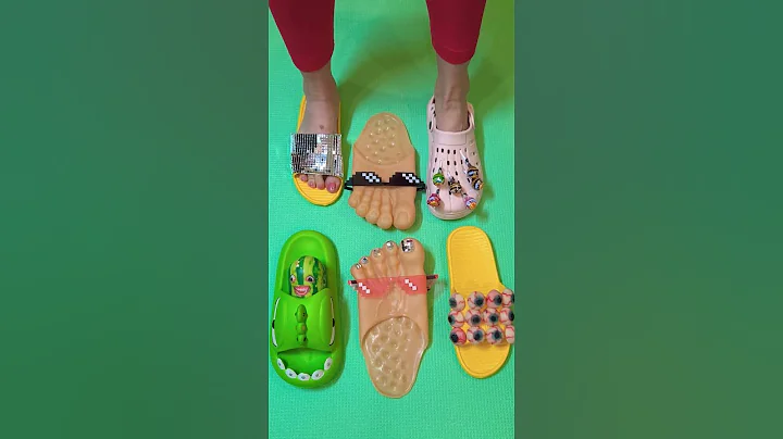 Super cool foot sandals 🦶 👀stunning slippers 😍🙀 #love #trending #viralvideo