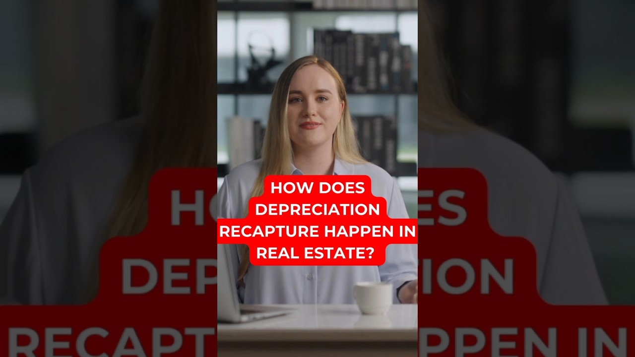 How does depreciation recapture happen in Real Estate? YouTube