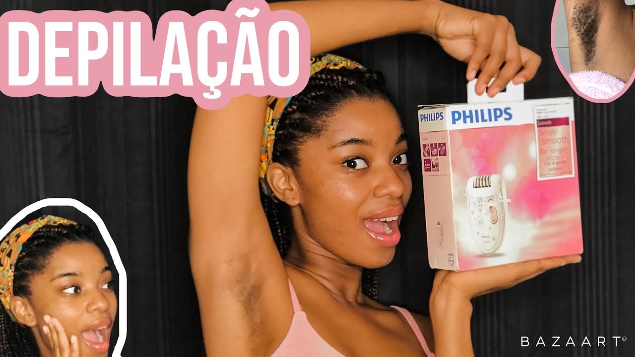 MINHA DEPILAÇÃO com Satinelle Depiladora compacta HP6420/00 | Philips | Yudmila Cunha