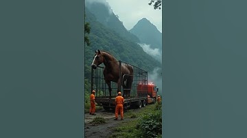 A Heartbeat in the Forest 🐴 #ai #aishorts #shorts #farmer