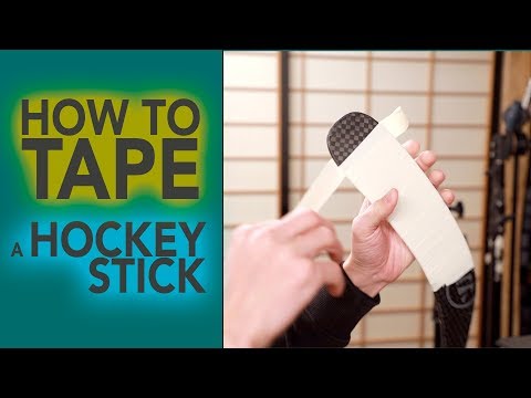 Como Tape uma Toe Vara de hóquei completa